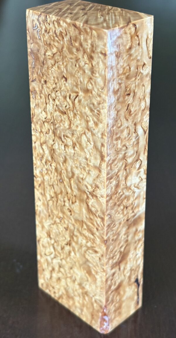 Stabilized Masur birch wood. Dimensions: 28x46x148mm - Image 5