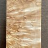 Karelian masur birch stabilized cross cut blank. Masur birch is called also curly birch due to its unique pattern. Cross-cut blocks pattern reminds a starburst.