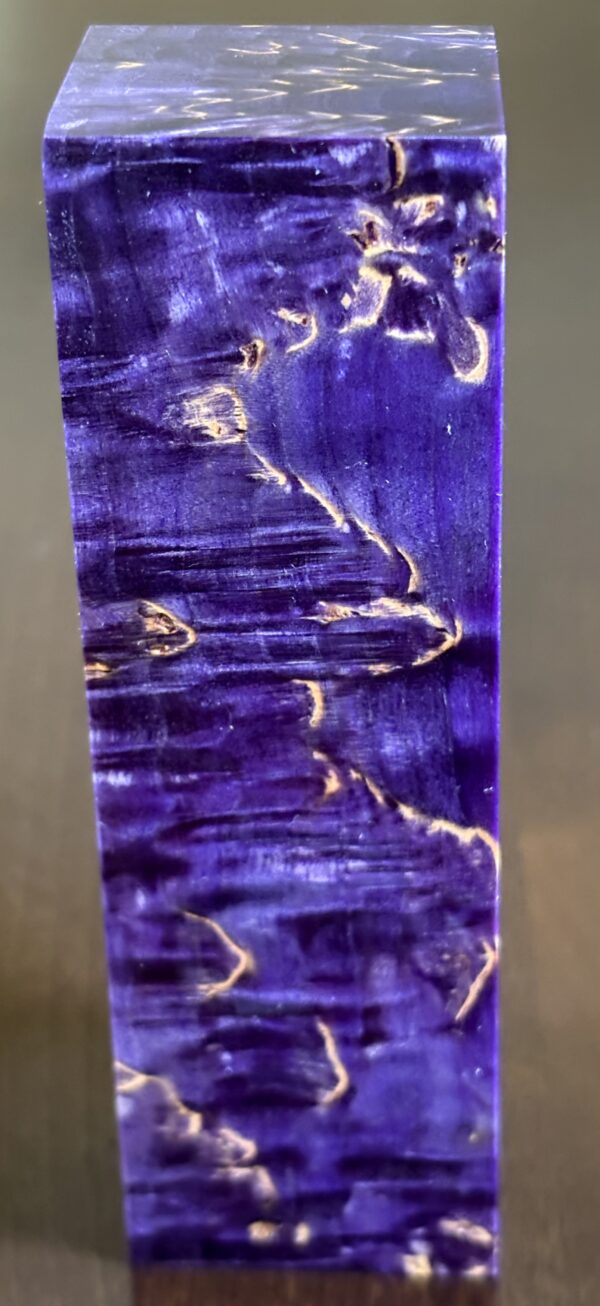 Stabilized and dyed Masur birch wood. Dimensions: 30x40x135mm - Image 6